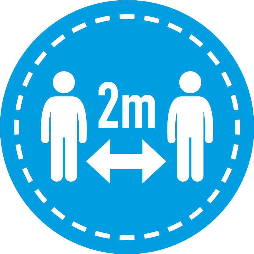 Coved-19 2m Lt Blue Device