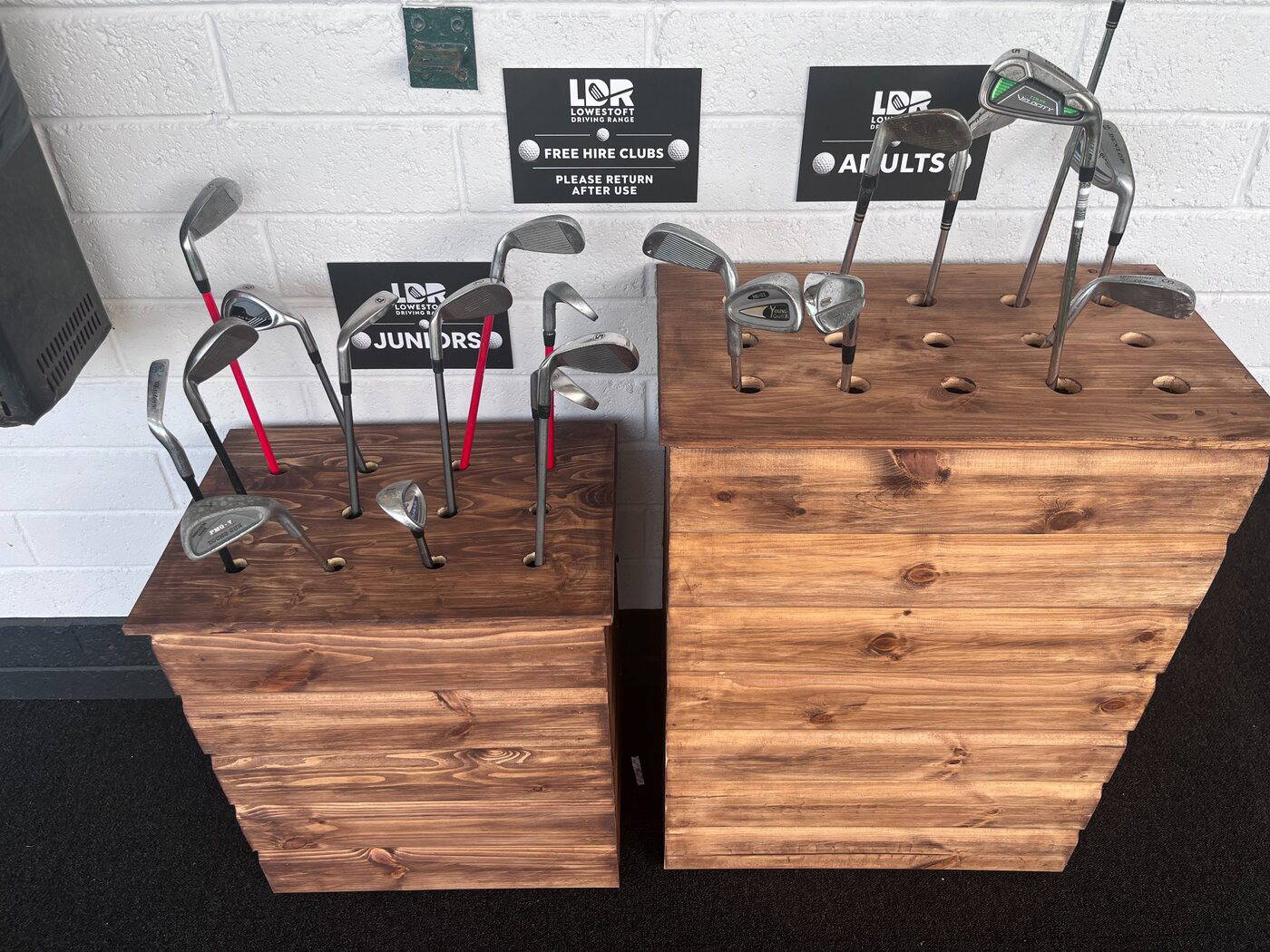 Free adult and junior hire clubs