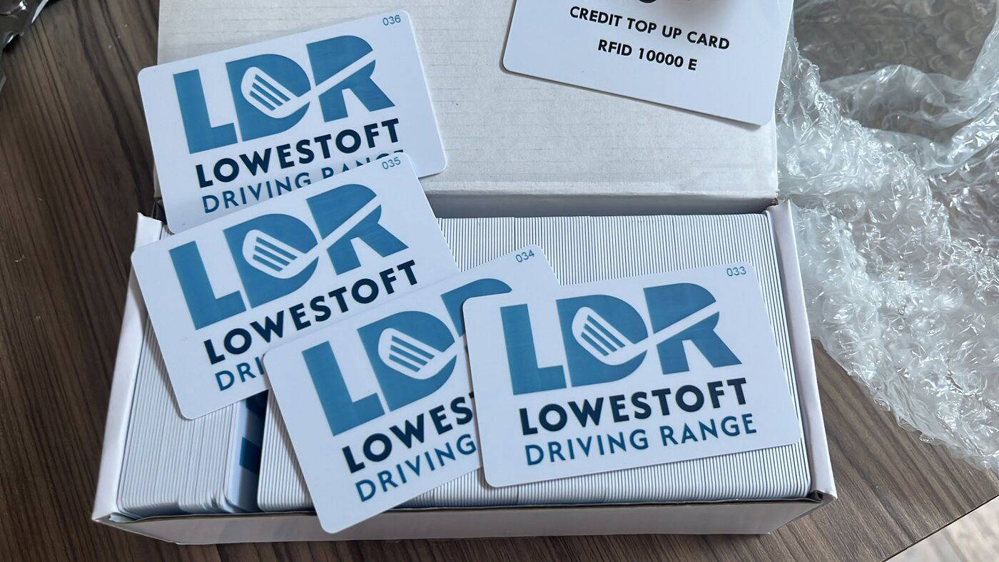 Lowestoft Driving Range loyalty cards