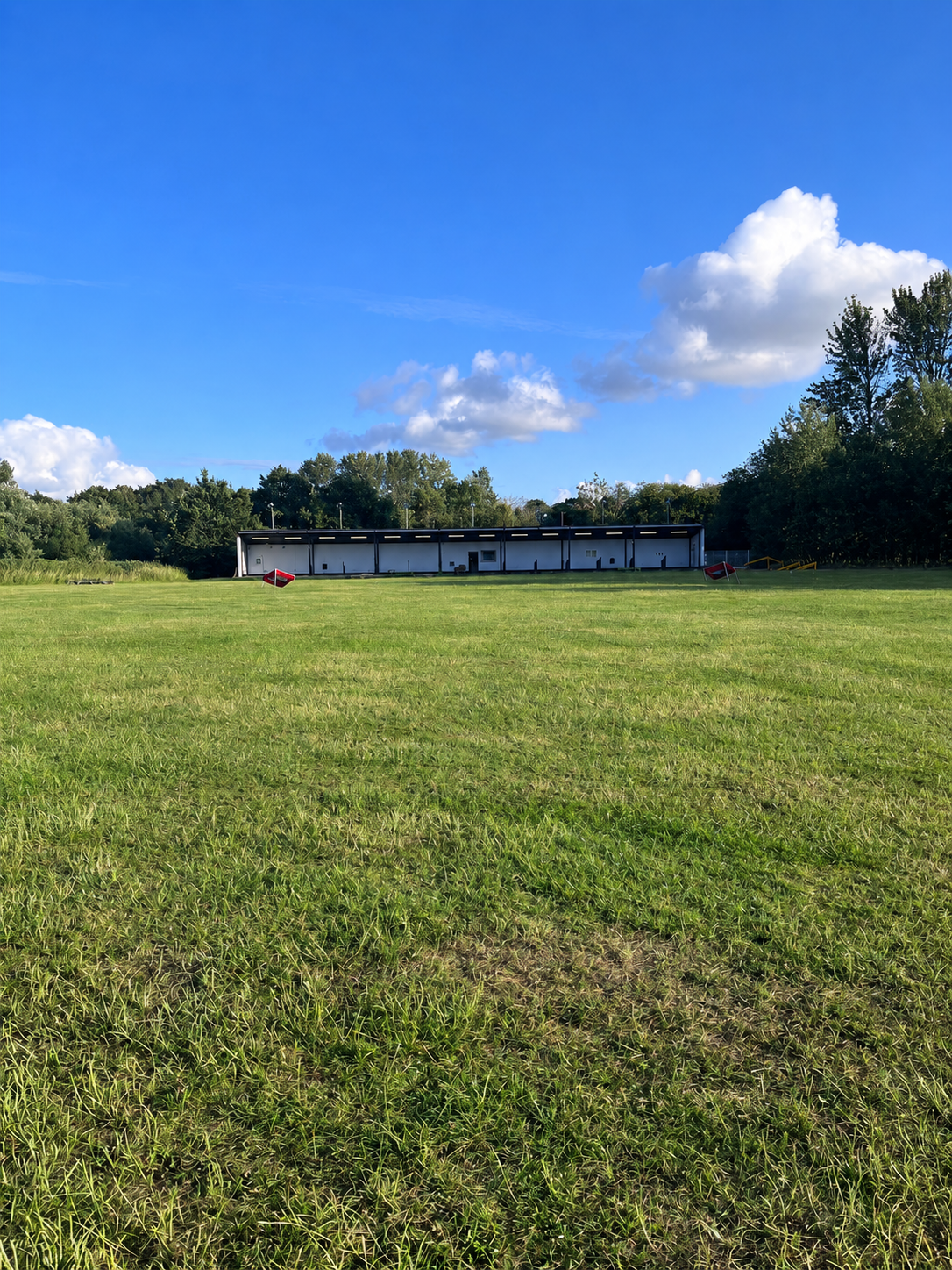 View across Lowestoft Driving Range